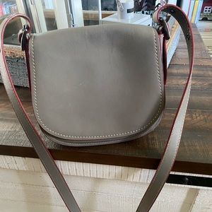 Coach leather crossover bag